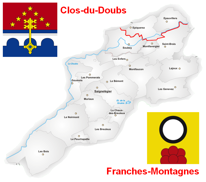 Carte franches montagnes 3